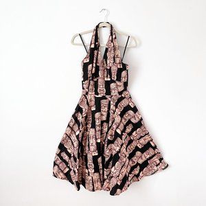 Pin Up Vintage Style Marilyn Monroe Print Dress